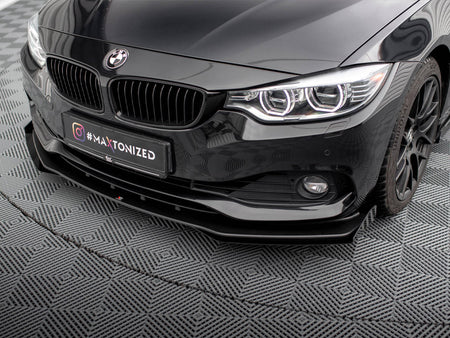 Maxton Design Street PRO Front Splitter + Flaps BMW 4 Gran Coupe F36 - BM4F36GCCNC-FD1B+FSF1G - Image 4