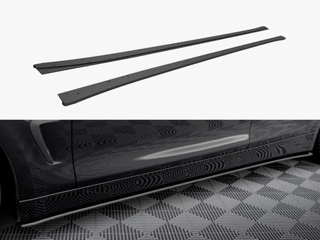 Maxton Design Street PRO Side Skirts Diffusers BMW 4 Gran Coupe F36 - BM4F36GCCNC-SD1B - Image 1
