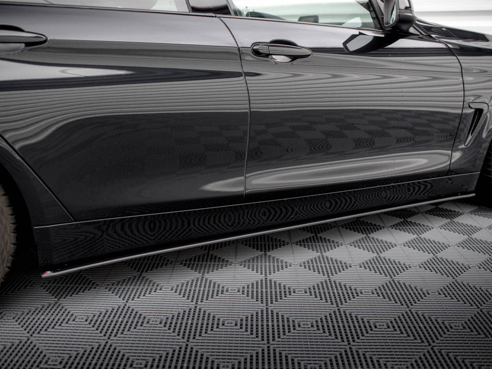 Maxton Design Street PRO Side Skirts Diffusers BMW 4 Gran Coupe F36 - BM4F36GCCNC-SD1B - Image 3