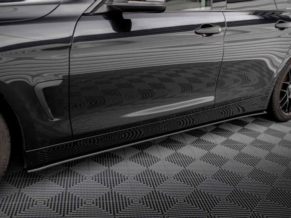 Maxton Design Street PRO Side Skirts Diffusers BMW 4 Gran Coupe F36 - BM4F36GCCNC-SD1B - Image 4