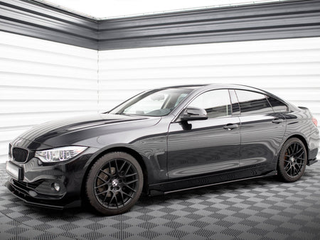 Maxton Design Street PRO Side Skirts Diffusers + Flaps BMW 4 Gran Coupe F36 - BM4F36GCCNC-SD1B+SF1G - Image 2