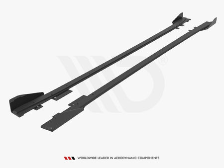 Maxton Design Street PRO Side Skirts Diffusers + Flaps BMW 4 Gran Coupe F36 - BM4F36GCCNC-SD1B+SF1G - Image 5