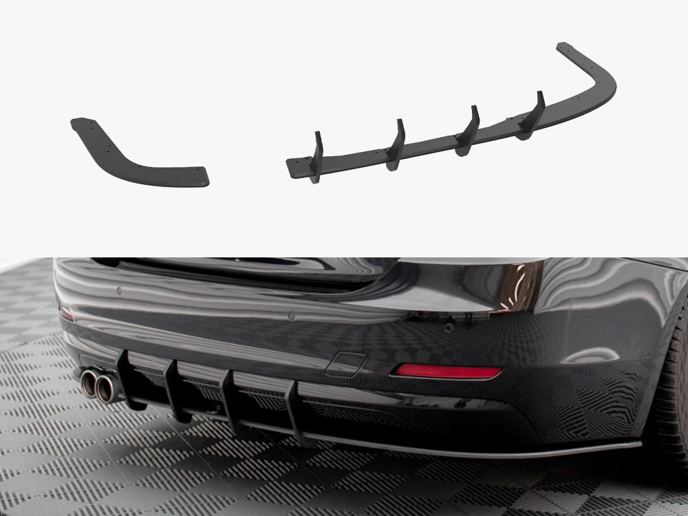 Maxton Design Street PRO Rear Diffuser BMW 4 Gran Coupe F36 - BM4F36GCCNC-RS1B - Image 1