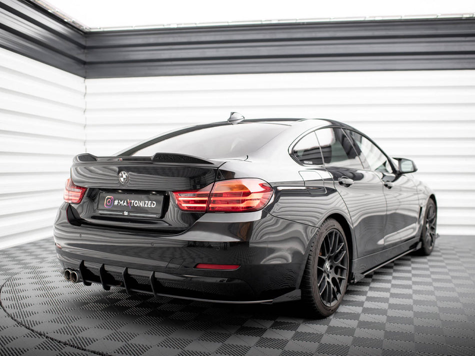 Maxton Design Street PRO Rear Diffuser + Flaps BMW 4 Gran Coupe F36 - BM4F36GCCNC-RS1B+RSF1G - Image 2