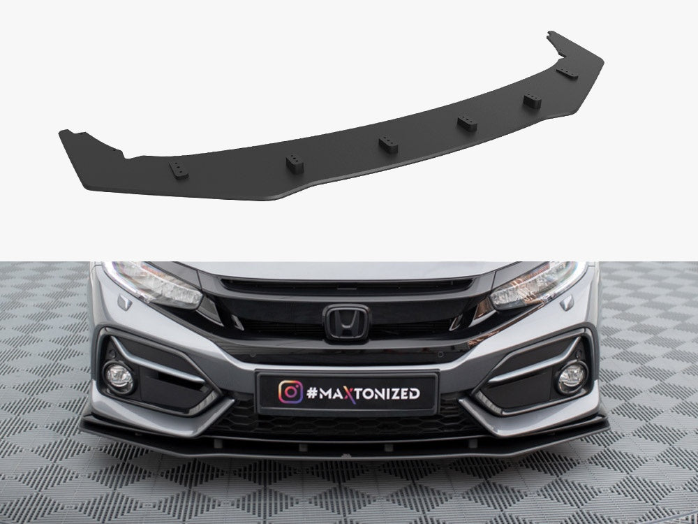 Maxton Design Street PRO Front Splitter Honda Civic Sport Mk 10 - HOCI10SPORTCNC-FD1B - Image 1