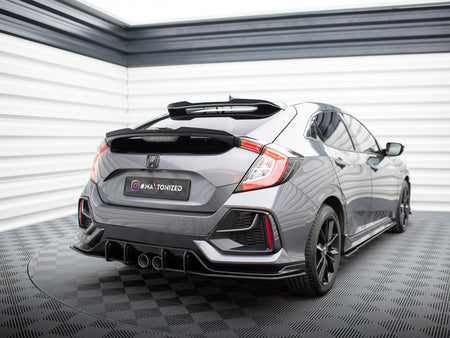 Maxton Design Street PRO Rear Side Splitters V.1 Honda Civic Sport Mk10 Facelift - HOCI10SPORTCNC-RSD1B - Image 2