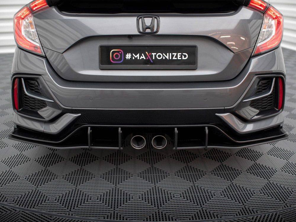 Maxton Design Street PRO Rear Side Splitters V.1 Honda Civic Sport Mk10 Facelift - HOCI10SPORTCNC-RSD1B - Image 3