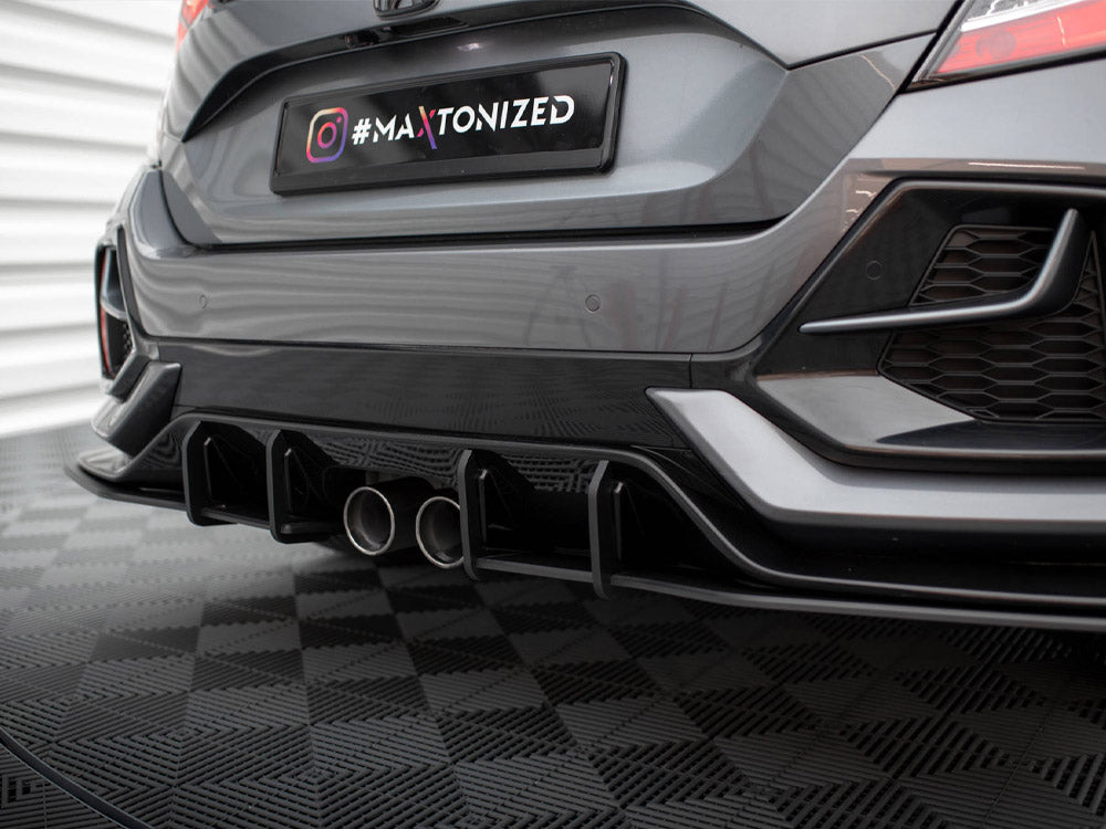 Maxton Design Street PRO Rear Side Splitters V.1 Honda Civic Sport Mk10 Facelift - HOCI10SPORTCNC-RSD1B - Image 4