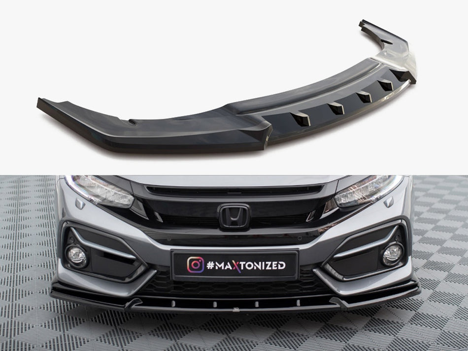 Maxton Design Front Splitter Honda Civic Sport Mk 10 - HO-CI-10-SPORT-FD1G - Image 1