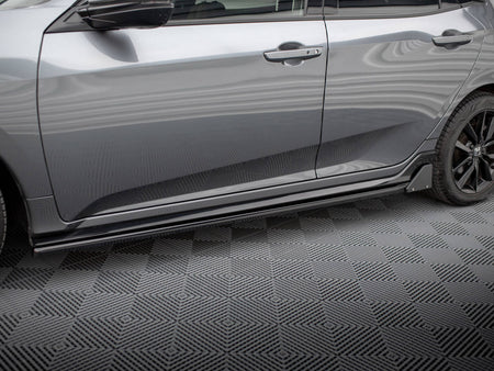 Maxton Design Side Skirts Diffusers + Flaps Honda Civic Sport Mk 10 - HO-CI-10-SPORT-SD1G+SF1B - Image 4