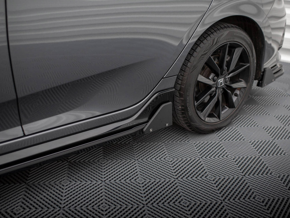 Maxton Design Side Skirts Diffusers + Flaps Honda Civic Sport Mk 10 - HO-CI-10-SPORT-SD1G+SF1B - Image 5