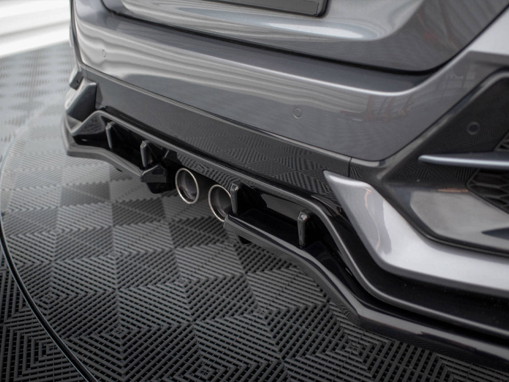 Maxton Design Rear Splitter V.1 (Vertical Bars) Honda Civic Sport Mk10 Facelift - HO-CI-10-SPORT-RSD1G+RD1G - Image 3