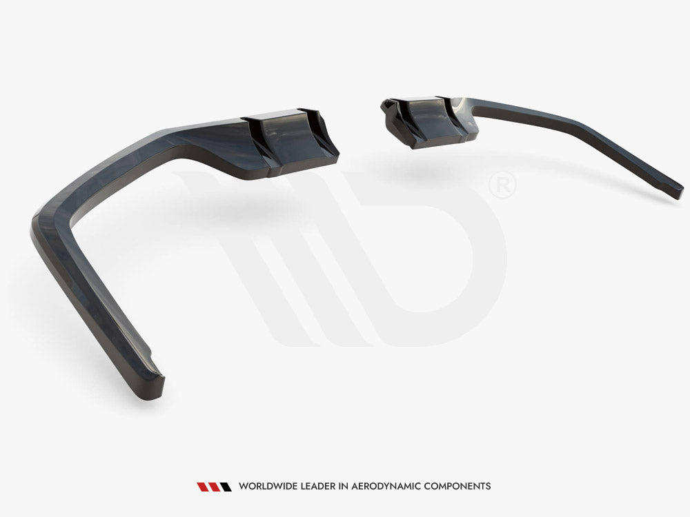 Maxton Design Rear Splitter V.1 (Vertical Bars) Honda Civic Sport Mk10 Facelift - HO-CI-10-SPORT-RSD1G+RD1G - Image 6