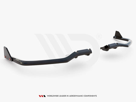 Rear Splitter V.1 (Vertical Bars) + Flaps Honda Civic Sport Mk10 Facelift