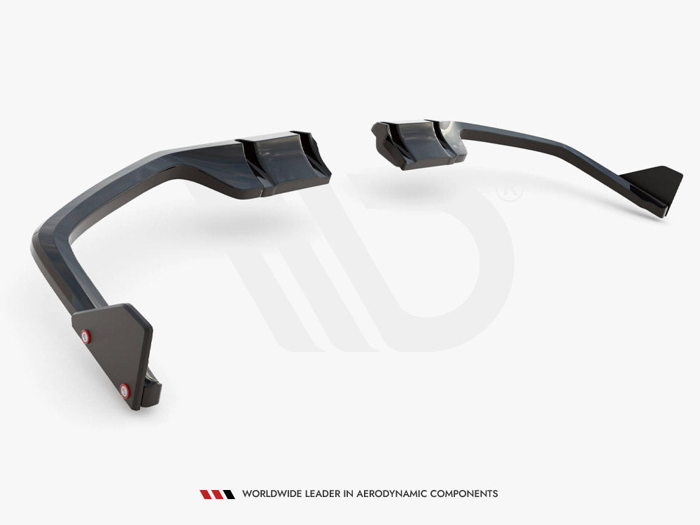 Maxton Design Rear Splitter V.1 (Vertical Bars) + Flaps Honda Civic Sport Mk10 Facelift - HO-CI-10-SPORT-RSD1G+RD1G+RSF1B - Image 7