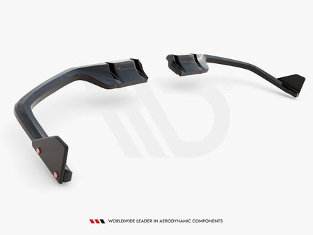 Maxton Design Rear Splitter V.1 (Vertical Bars) + Flaps Honda Civic Sport Mk10 Facelift - HO-CI-10-SPORT-RSD1G+RD1G+RSF1B - Image 7