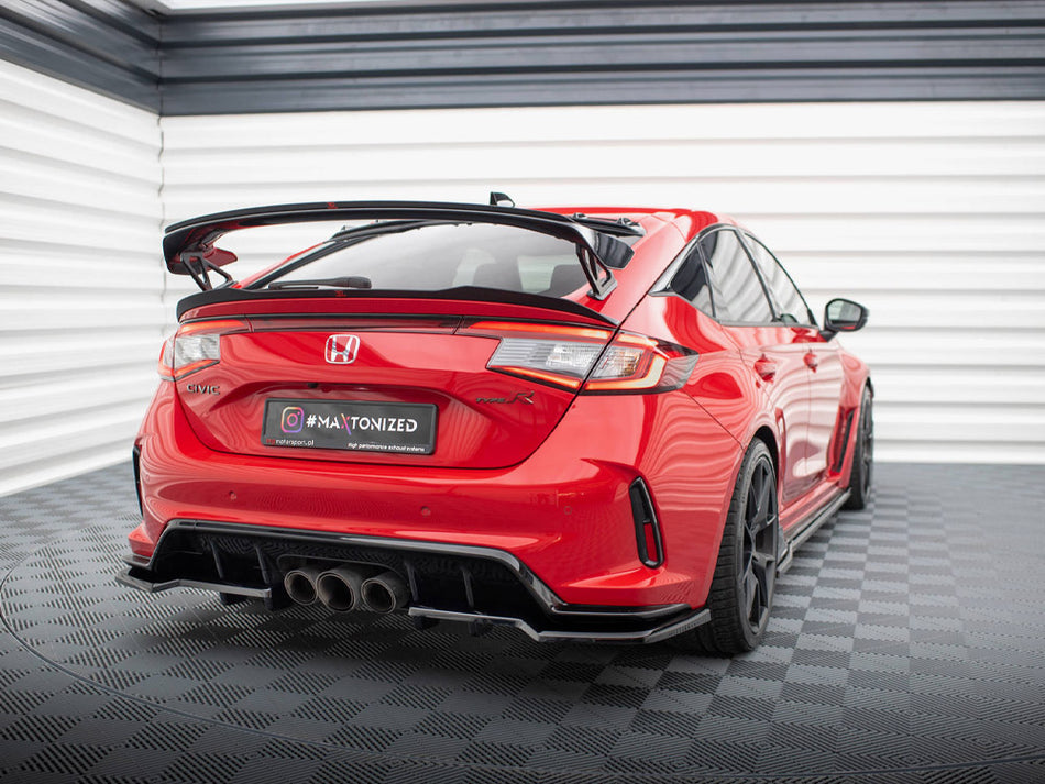 Maxton Design Central Rear Splitter (Vertical Bars) V.1 Honda Civic Type-R Mk 11 - HO-CI-11-TYPE-R-RSD1G+RD1G - Image 2