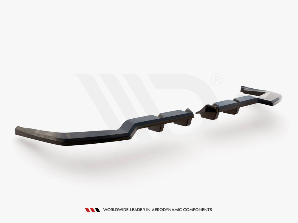 Maxton Design Central Rear Splitter (Vertical Bars) V.1 Honda Civic Type-R Mk 11 - HO-CI-11-TYPE-R-RSD1G+RD1G - Image 6