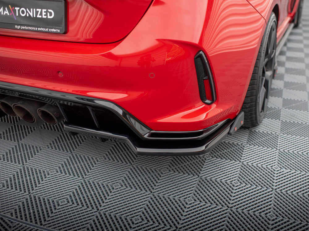 Maxton Design Central Rear Splitter (Vertical Bars) V.1 + Flaps Honda Civic Type-R Mk 11 - HO-CI-11-TYPE-R-RSD1G+RD1G+RSF1B - Image 4