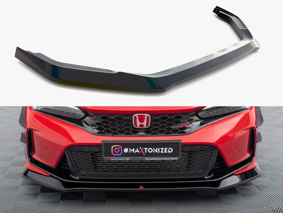 Maxton Design Front Splitter V.1 Honda Civic Type-R Mk 11 - HO-CI-11-TYPE-R-FD1G - Image 1