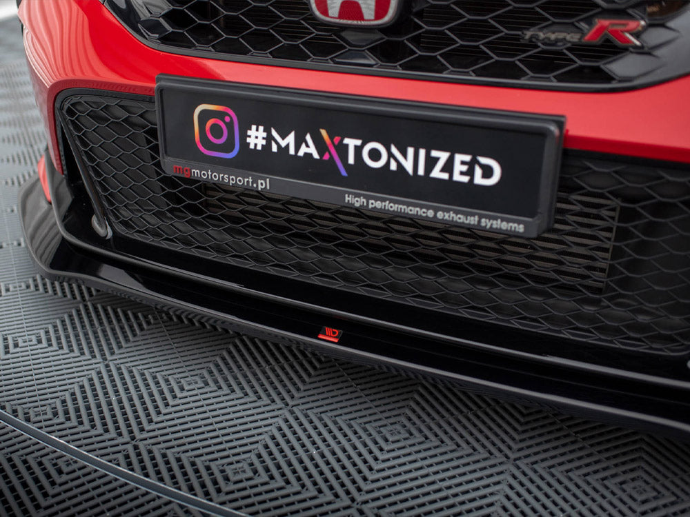 Maxton Design Front Splitter V.1 Honda Civic Type-R Mk 11 - HO-CI-11-TYPE-R-FD1G - Image 4