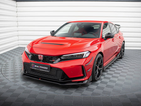 Maxton Design Front Splitter V.1 + Flaps Honda Civic Type-R Mk 11 - HO-CI-11-TYPE-R-FD1G+FSF1B - Image 2