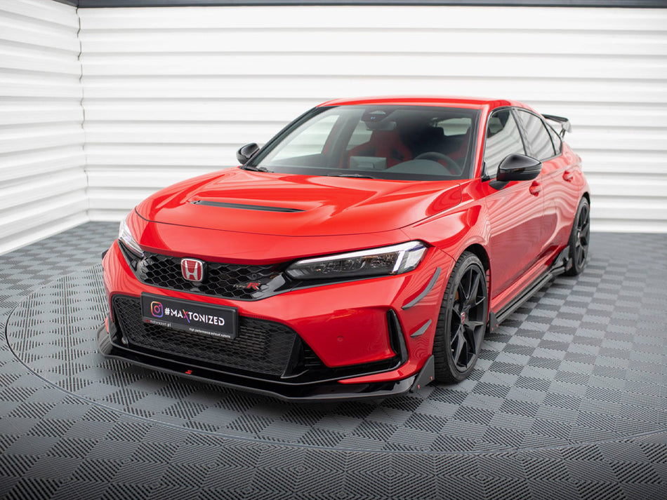Maxton Design Front Splitter V.1 + Flaps Honda Civic Type-R Mk 11 - HO-CI-11-TYPE-R-FD1G+FSF1B - Image 2