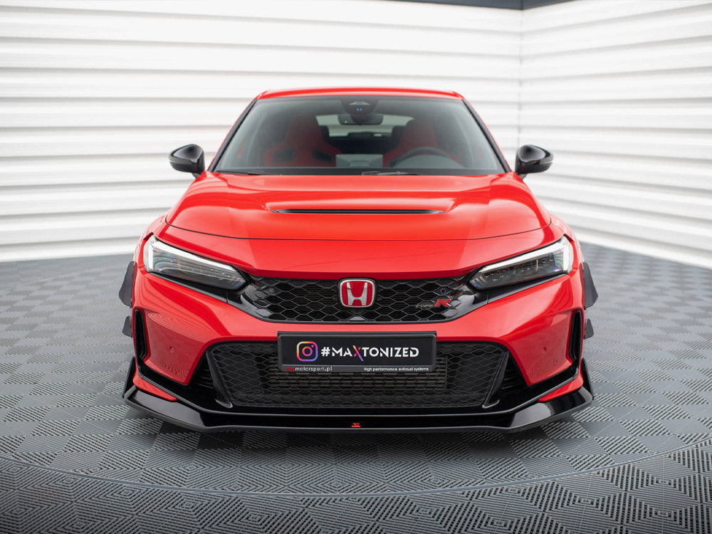 Maxton Design Front Splitter V.1 + Flaps Honda Civic Type-R Mk 11 - HO-CI-11-TYPE-R-FD1G+FSF1B - Image 3