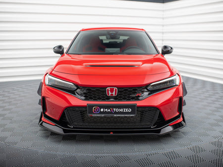 Maxton Design Front Splitter V.1 + Flaps Honda Civic Type-R Mk 11 - HO-CI-11-TYPE-R-FD1G+FSF1B - Image 3