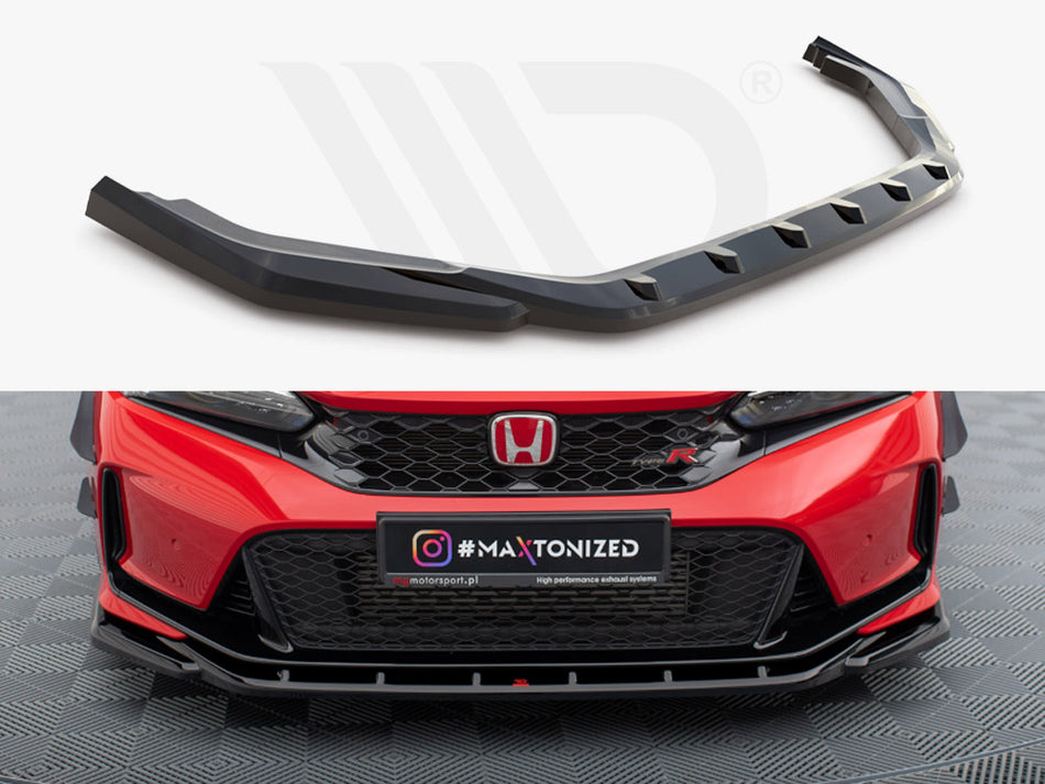 MAXTON DESIGN Front Splitter V.3 Honda Civic Type-R Mk 11
