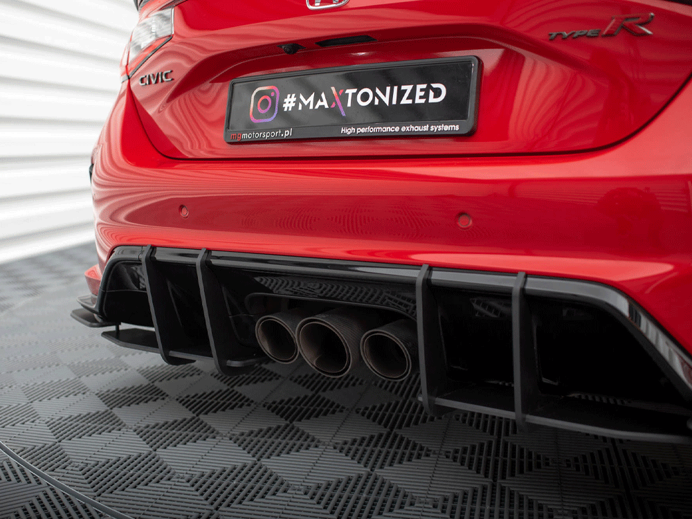 Maxton Design Street PRO Rear Diffuser Honda Civic Type-R Mk 11 - HOCI11TYPERCNC-RSD1B - Image 4