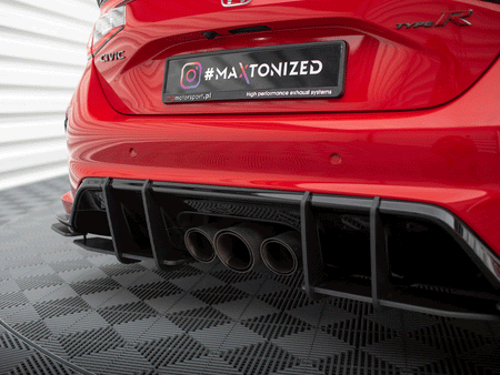 Maxton Design Street PRO Rear Diffuser Honda Civic Type-R Mk 11 - HOCI11TYPERCNC-RSD1B - Image 4