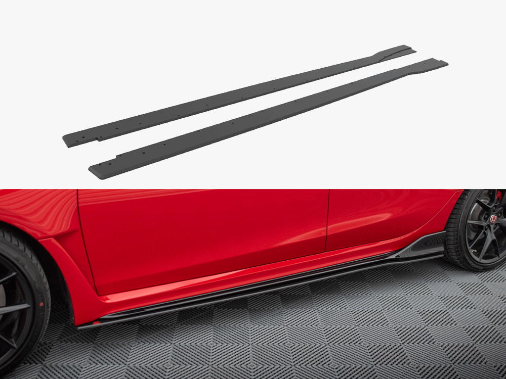 Maxton Design Street PRO Side Skirts Diffusers Honda Civic Type-R Mk 11 - HOCI11TYPERCNC-SD1B - Image 1