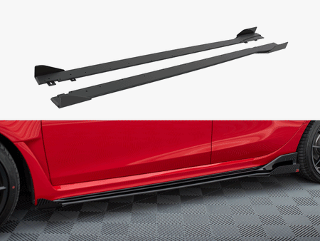 Maxton Design Street PRO Side Skirts Diffusers + Flaps Honda Civic Type-R Mk 11 - HOCI11TYPERCNC-SD1B+SF1G - Image 1