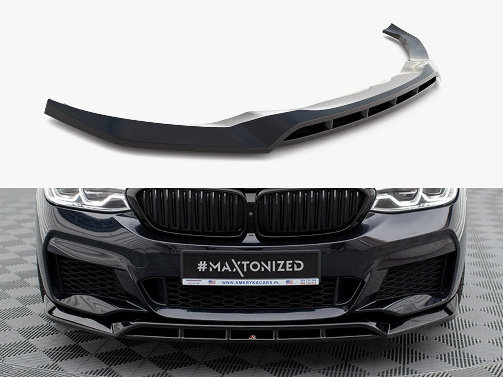 Maxton Design Front Splitter BMW 6 GT M-Pack G32 - BM-6-32-GT-MPACK-FD2G+FD2RG - Image 1