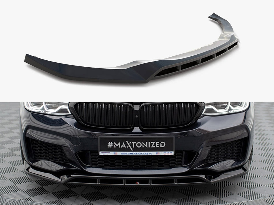 Maxton Design Front Splitter BMW 6 GT M-Pack G32 - BM-6-32-GT-MPACK-FD2G+FD2RG - Image 1