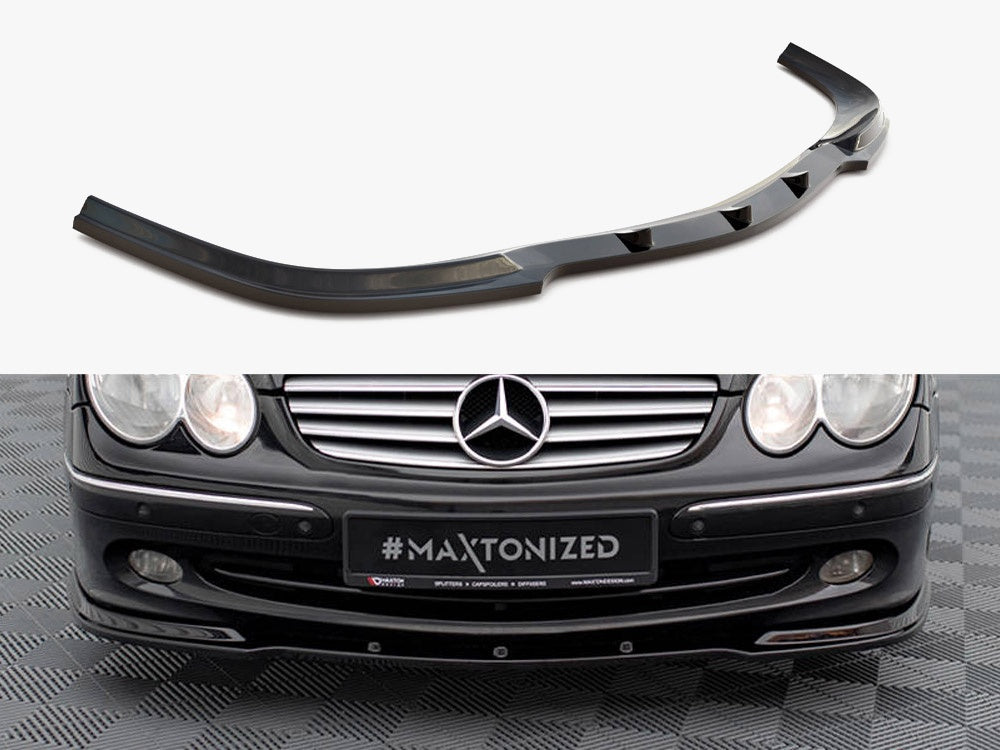 Maxton Design Front Splitter V.1 Mercedes CLK W 209 For Standard Version - ME-CLK-209-FD1G - Image 1