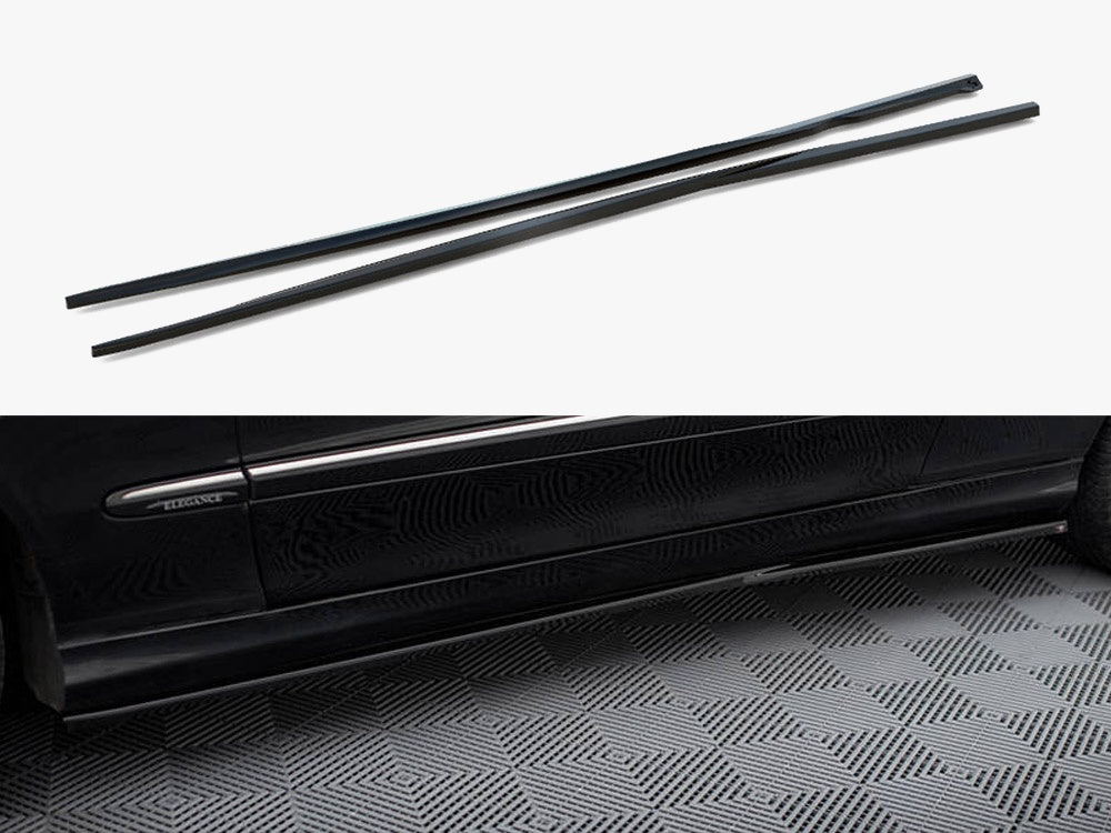 Maxton Design Side Skirts Diffusers Mercedes CLK W209 - ME-CLK-209-SD1G - Image 1