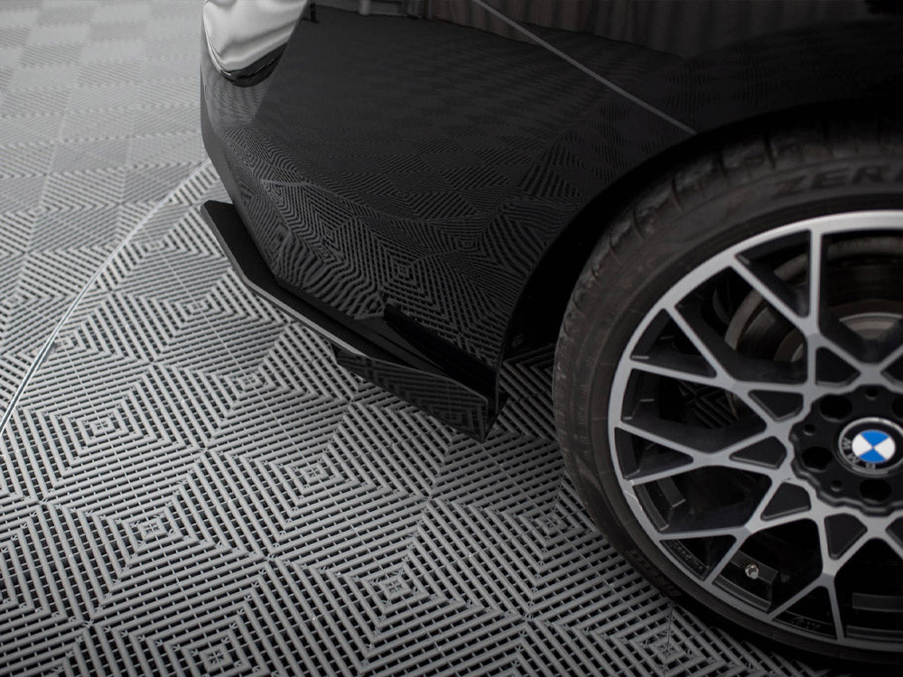 Maxton Design Street Pro Rear Side Splitters + Flaps BMW 2 Coupe G42 - BM2G42CNC-RSD1B+RSF1G - Image 4