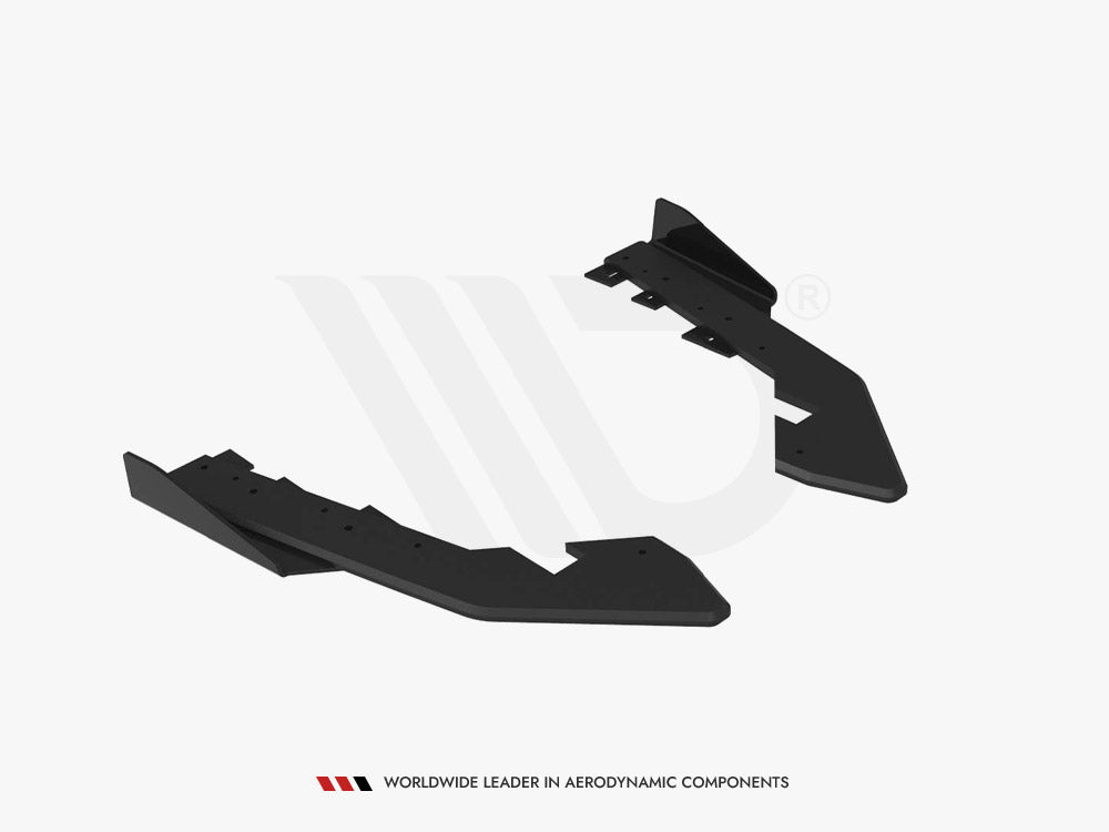 Maxton Design Street Pro Rear Side Splitters + Flaps BMW 2 Coupe G42 - BM2G42CNC-RSD1B+RSF1G - Image 5