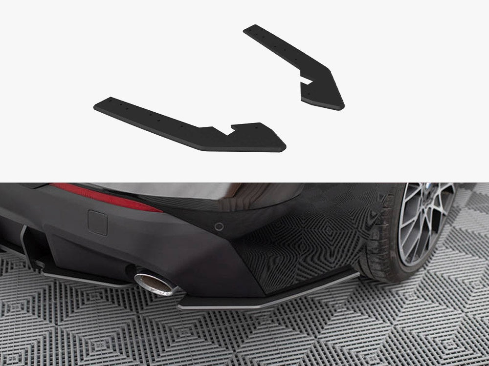Maxton Design Street Pro Rear Side Splitters BMW 2 Coupe G42 - BM2G42CNC-RSD1B - Image 1