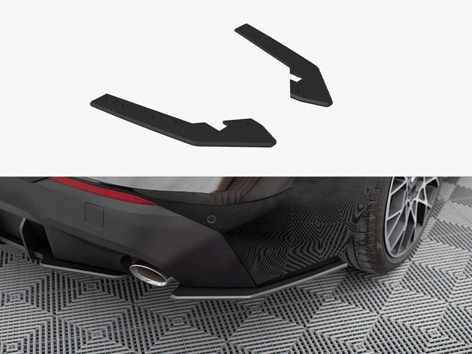 Maxton Design Street Pro Rear Side Splitters BMW 2 Coupe G42 - BM2G42CNC-RSD1B - Image 1