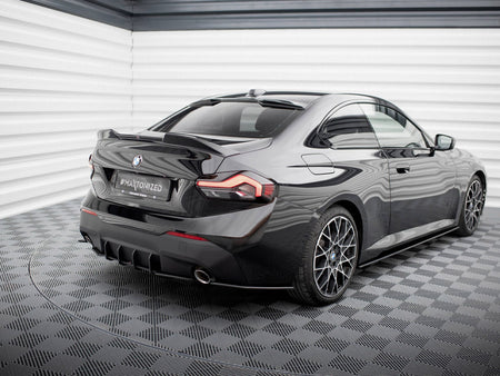 Maxton Design Street Pro Rear Side Splitters BMW 2 Coupe G42 - BM2G42CNC-RSD1B - Image 2