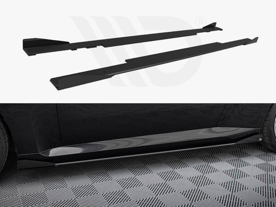 MAXTON DESIGN Street PRO Side Skirts Diffusers + Flaps BMW 2 Coupe G42