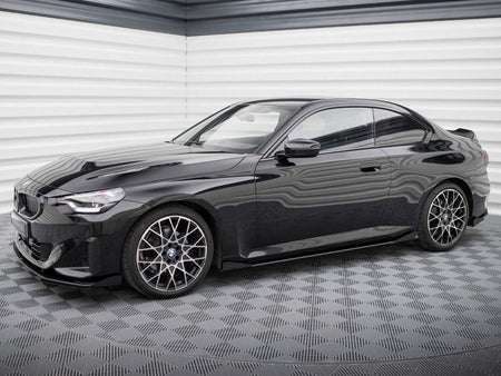 Maxton Design Street PRO Side Skirts Diffusers + Flaps BMW 2 Coupe G42 - BM2G42CNC-SD1B+SF1G - Image 2