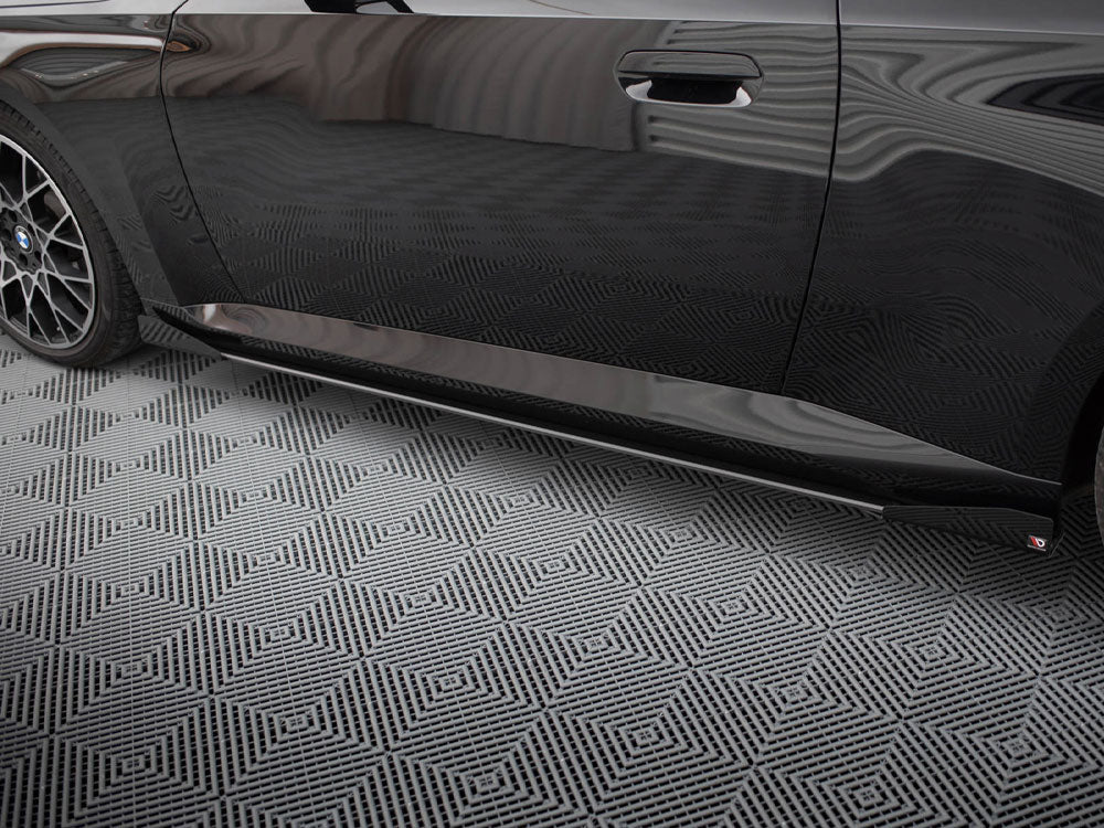 Maxton Design Street PRO Side Skirts Diffusers + Flaps BMW 2 Coupe G42 - BM2G42CNC-SD1B+SF1G - Image 4