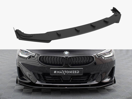 Maxton Design Street PRO Front Splitter + Flaps BMW 2 Coupe G42 - BM2G42CNC-FD1B+FSF1G - Image 1