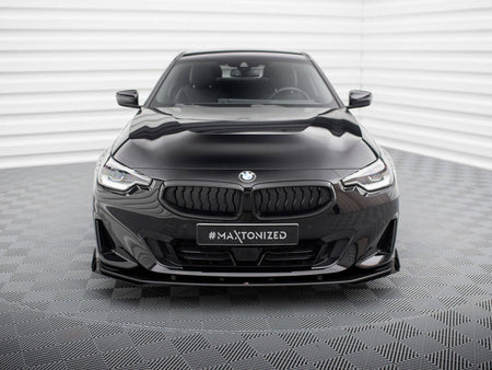 Maxton Design Street PRO Front Splitter + Flaps BMW 2 Coupe G42 - BM2G42CNC-FD1B+FSF1G - Image 3