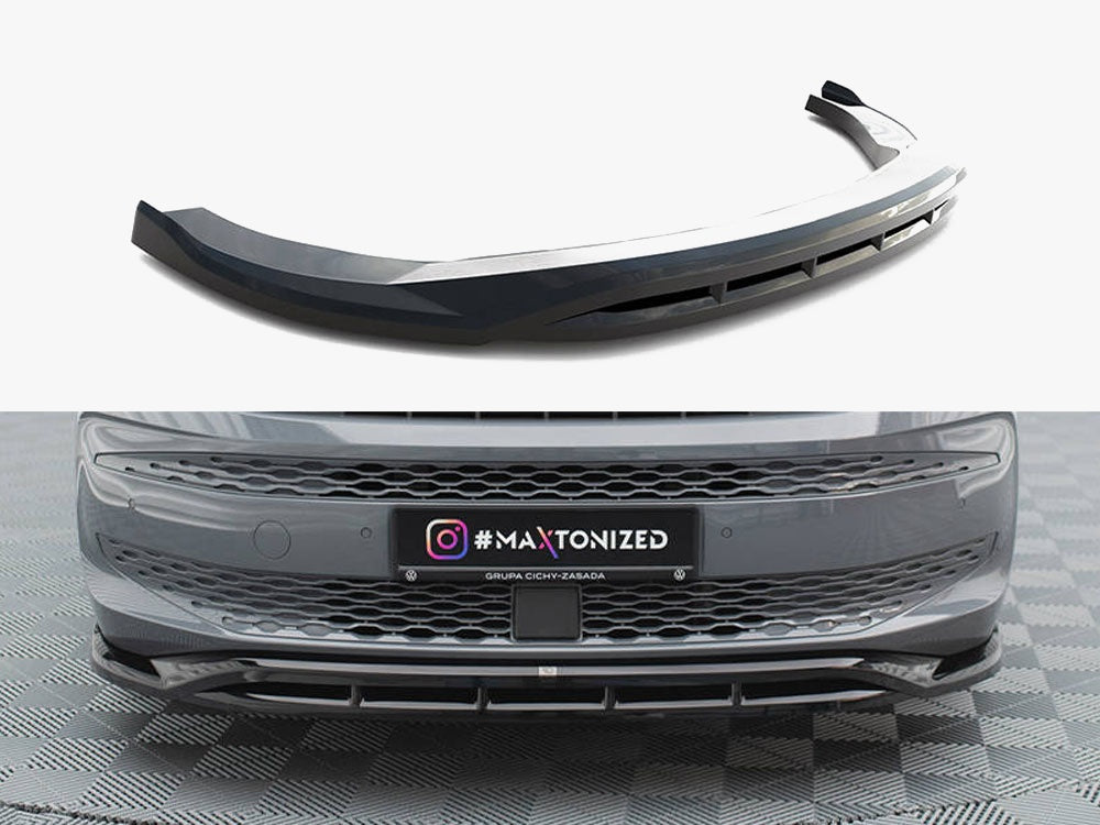 Maxton Design Front Splitter V.1 VW Multivan T7 - VW-MU-T7-FD1G+FD1RG - Image 1