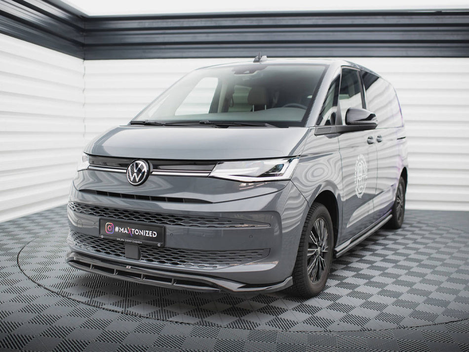 Maxton Design Front Splitter V.1 VW Multivan T7 - VW-MU-T7-FD1G+FD1RG - Image 2
